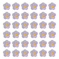 Blumen Zum AufbüGeln, Reparaturflicken, 60 StüCk, Zum AufnäHen, Hellviolett