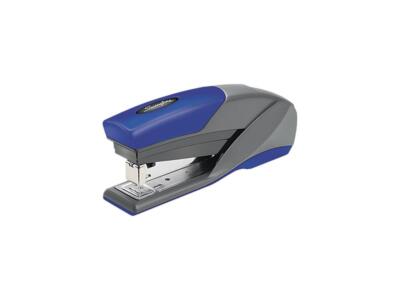 Swingline 66404 LightTouch Reduced Effort Stapler, 20-Sheet Capacity, Blue