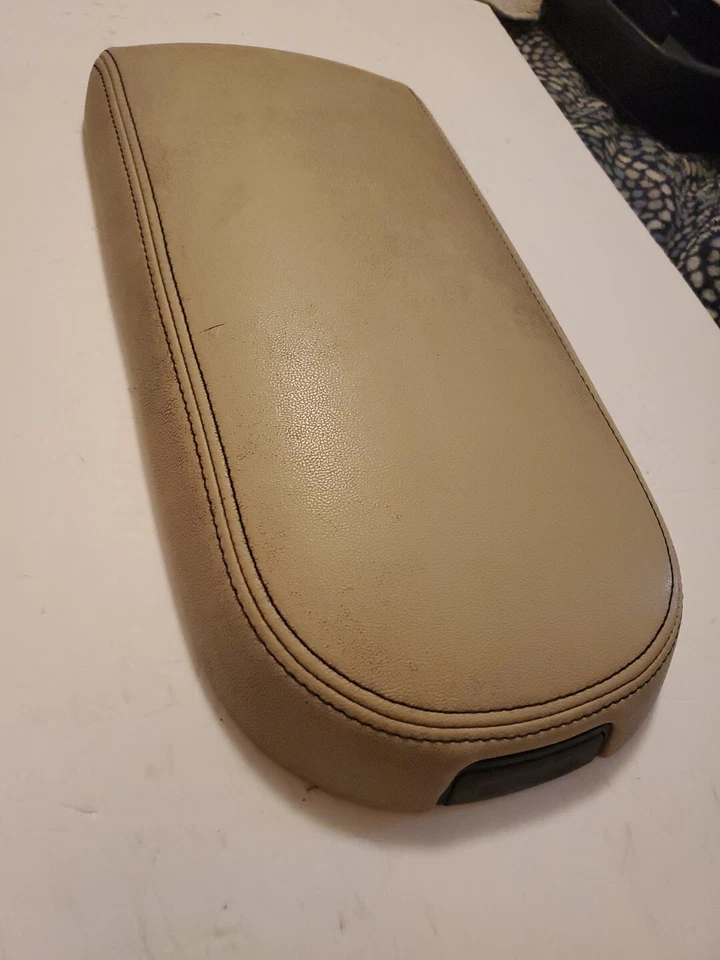 Mercury Sable 2008 2009 consola central delantera reposabrazos tapa beige tostado OEM Foto 2 de 4