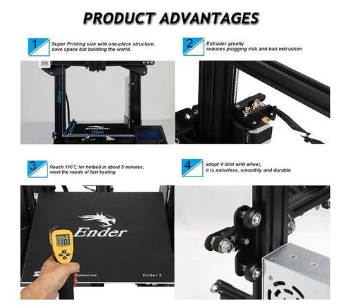 Creality Ender 3 3D Printer FDM - New sealed in box - Afbeelding 3 van 19