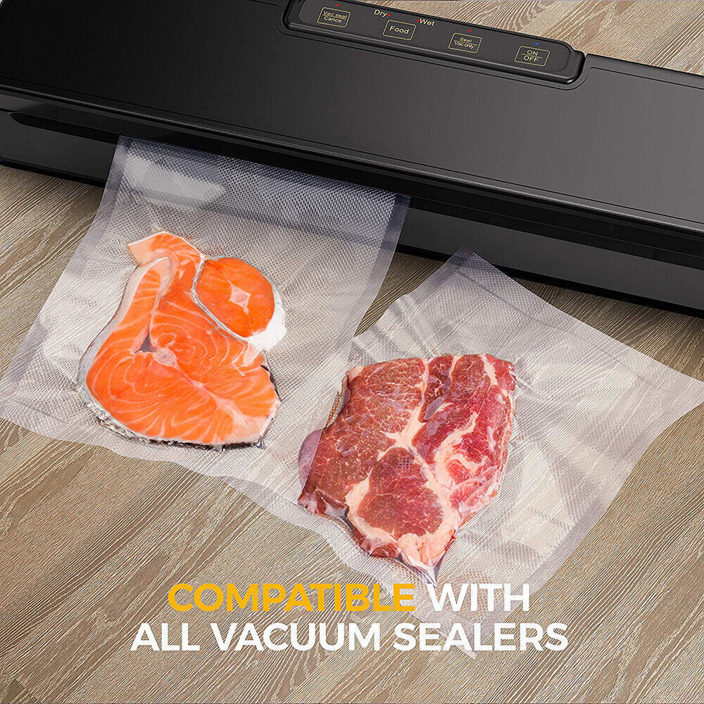 Food Vacuum Sealer Bags Rolls Vaccum Food Saver Storage Embossed Seal