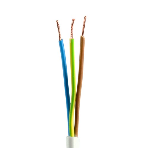 Lighting Cable Flex 6A 3 Core 0.75mm Pendant Table Lamp Gold Black White Clear - Picture 11 of 17