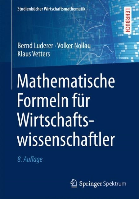 Thumbnail - Bernd Luderer Mathematische Formeln Für Wirtschaftswissenschaftler