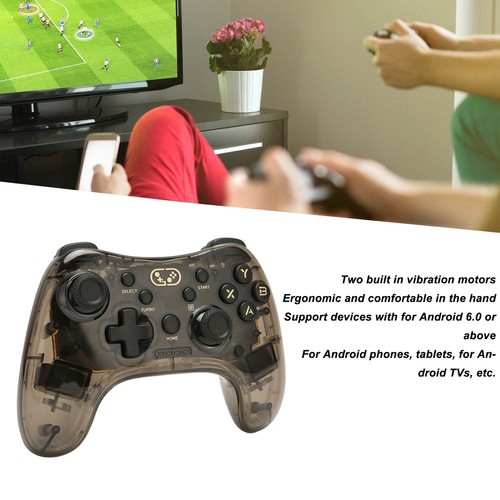 Controller di gioco wireless BT RGB retroilluminazione gamepad remoto joystick per kit TV PC - Foto 23 di 23