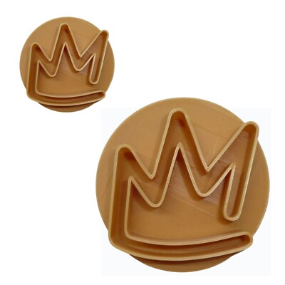 CROWN SET OF 2 SIZES CONCHA COOKIE CUTTERS MEXICAN SWEET BREAD STAMPS USA PR1837
