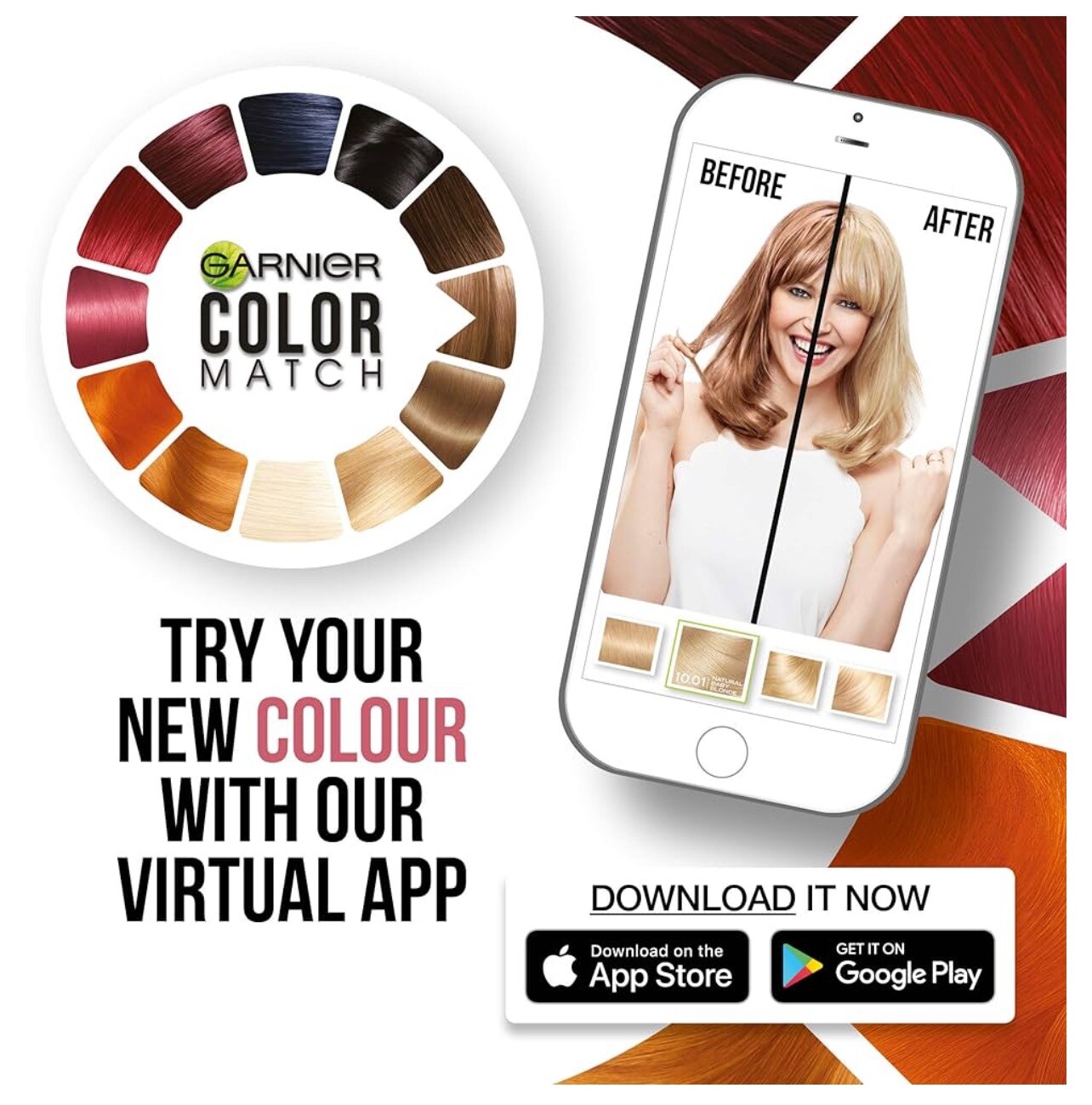 Garnier Olia Oil-Powered Permanent Color, No Ammonia, 10.0 Very Light Blonde