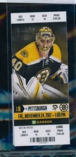 🏒 Matt Grzelcyk 1st GOAL Ticket SEASON 11/24/2017 Penguins @ Boston Bruins 🚨