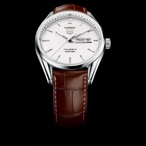 TAG Heuer Carrera FC6291 brown leather watch strap CAS WV WAS WAR CV CAS 20mm - Picture 22 of 24