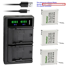 Kastar Battery LTD2 USB Charger for Genuine SJCAM SJ7 Star Original Battery