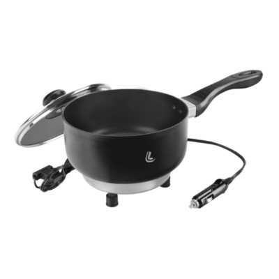 Elektrischer Kochtopf 24V 260V Kochen Heizen Lebensmittel LKW Pfanne 18cm Lampe