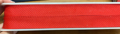 1'' RED NYLON WEBBING STRAPPING WRIGHTS 7 YARDS