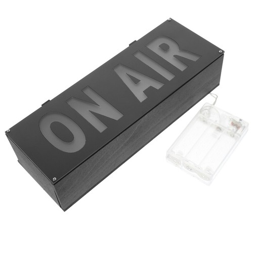 Broadcast Office Decor Do Not Disturb Sign Recording Light LED Solid Wood Work - Picture 8 of 12