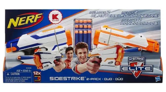 【貴重】NERF サイドストライク　2-PACK NERF N STRIKE ELITE SIDESTRIKE BLASTER 2 PACK *NEW | eBay