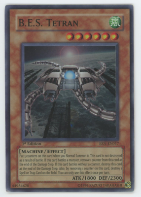 Yu-Gi-Oh! Carta B.E.S. Tetran (EEN-EN017) – 1st Edition – Rara, Da Elemental Energy - 2