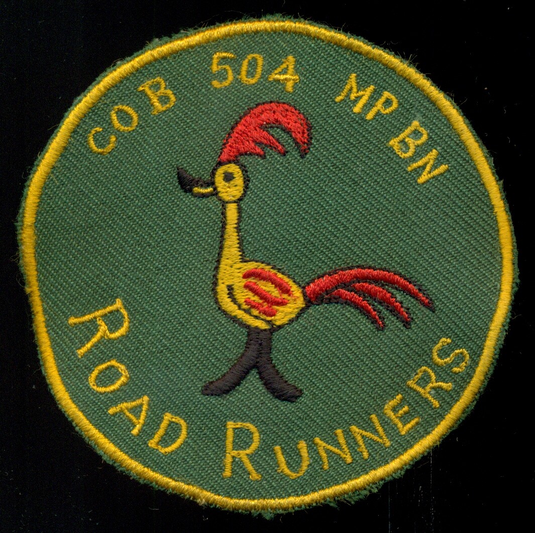 Original US Army Co B 504th MP BN Military Police Road Runners