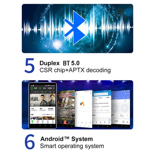 Lettore MP3 con Bluetooth WiFi 4.0" Full Touch Screen Android Mp4 Mp3 Player - Foto 13 di 26