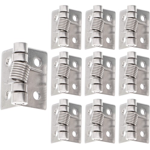 10PCS Door Hinge Stainless Steel Self Closing Door Hinge Spring Butt Hinge