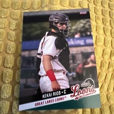 2022 Great Lakes Loons (Class A-Los Angeles Dodgers) Kekai Rios
