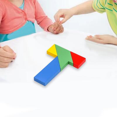 T-Form Puzzle Taschenpuzzle Bunt Lernspiel Fantasie Knobelspiel