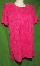 VINTAGE 2-PC GEPETTO USA PINK SHORT SLEEVE TOP AND PANTS SET S
