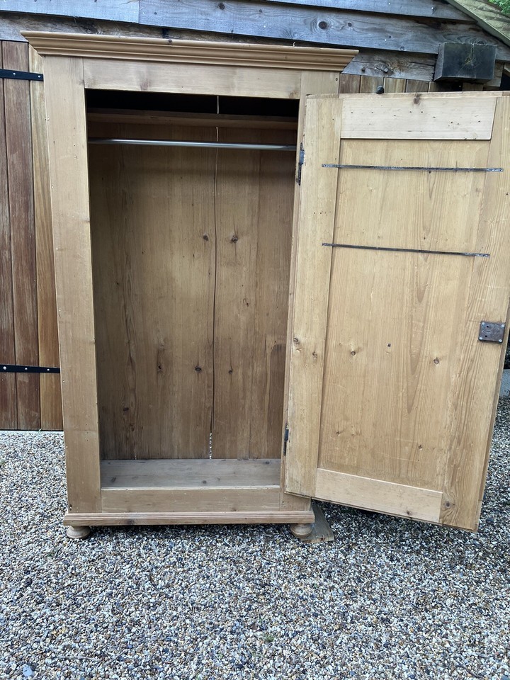 Lovely Antique Old Pine Wardrobe eBay