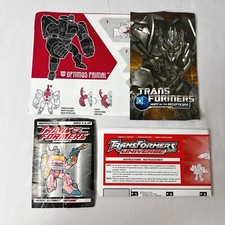 Transformers Hunt for the Decepticons G2 Platinum Universe Instruction Booklets