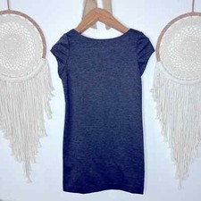 Uniqlo gray mini cap sleeve sheath dress XS