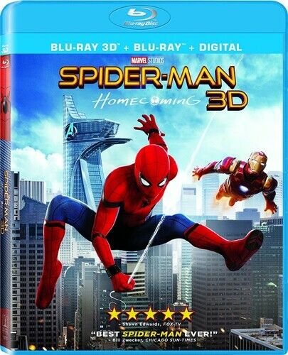 Spider-Man: Homecoming Blu-ray - Blu-ray By Tom Holland - GOOD - Picture 1 of 1