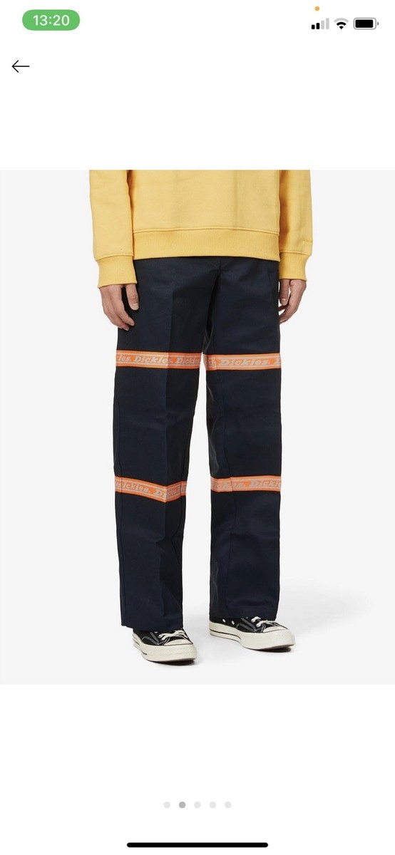Dickies Gardere Double Reflective Navy Trousers Size 34 Waist Leg 32 Brand  New | eBay UK