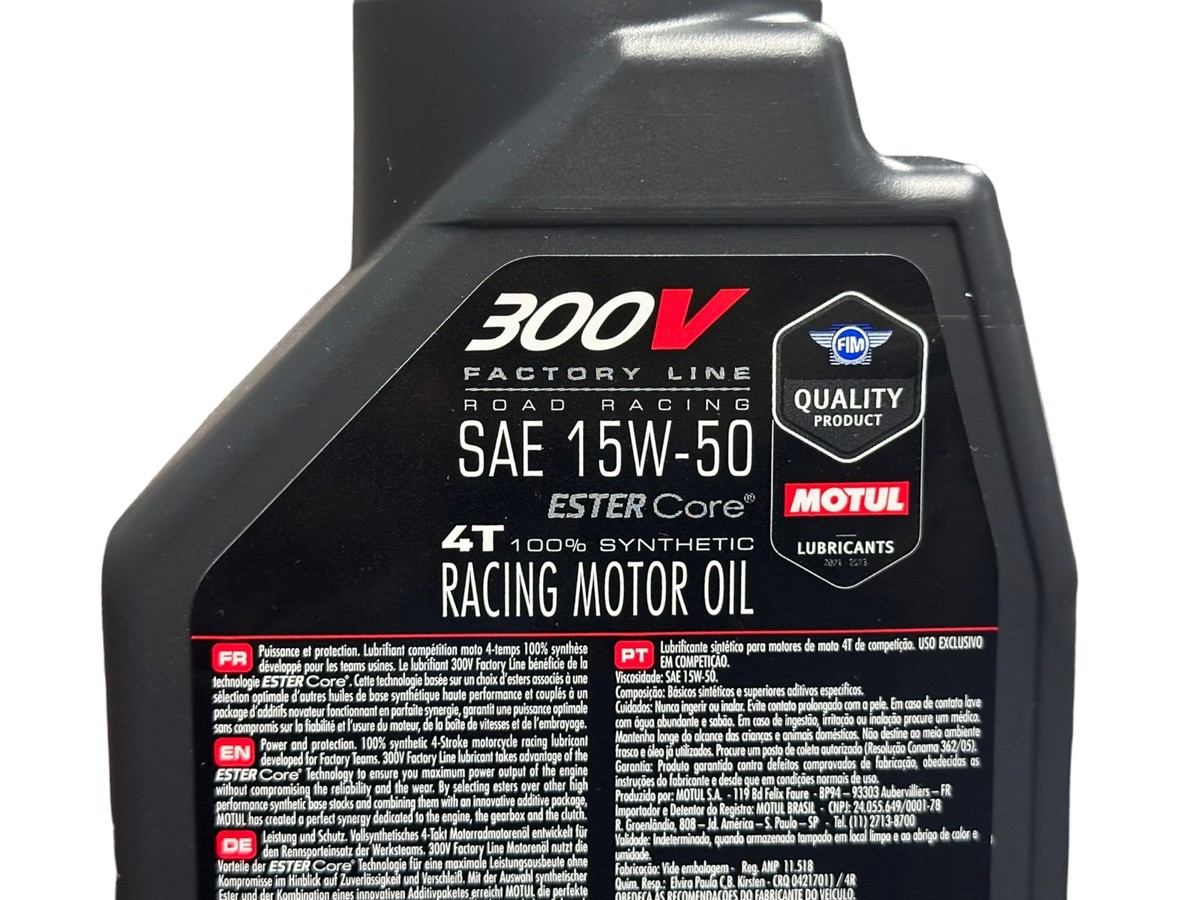 Motul 300V 15W50 エンジンオイル 1L ×4本。 Amazon | MOTUL(モチュール)300V 4T 15W60 オフロード バイク用