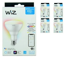 WiZ Smart Light Bulb Color Changing LED BR30 Google, Alexa, 16 Million Colors