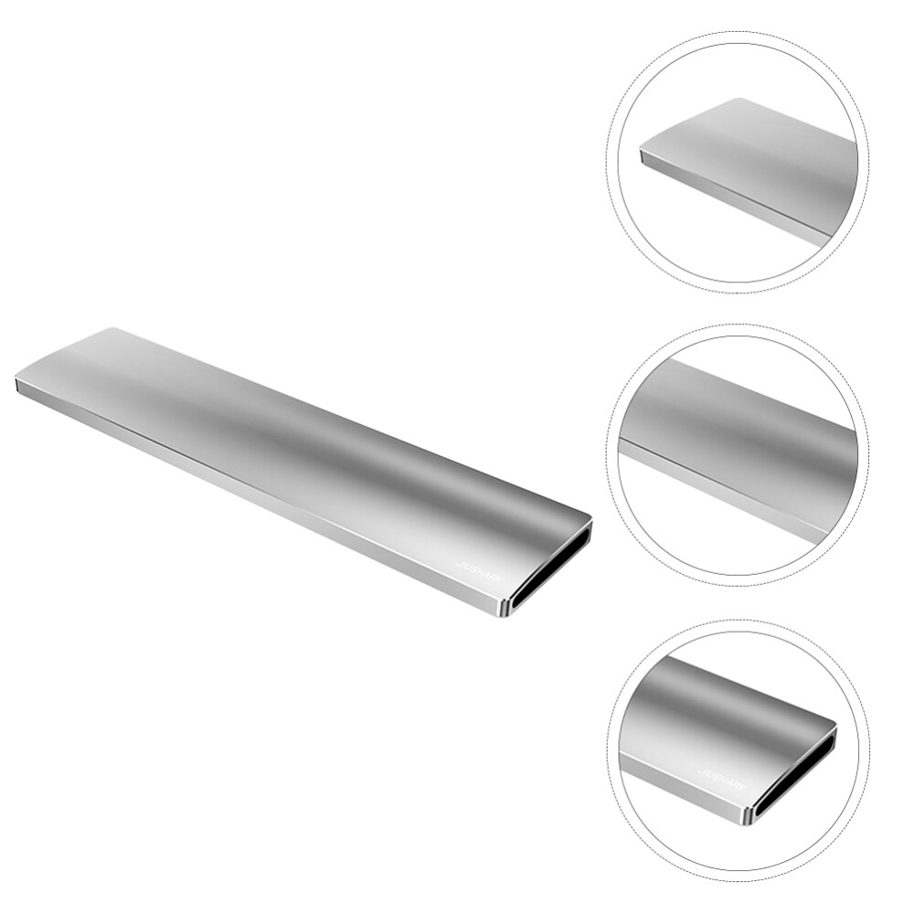 Aluminum Keyboard Wrist Rest Heavy Duty Office Hand Support Pad-image