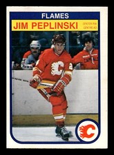 Jim Peplinski 1982-83 O-Pee-Chee #55 Calgary Flames Ex-Mt