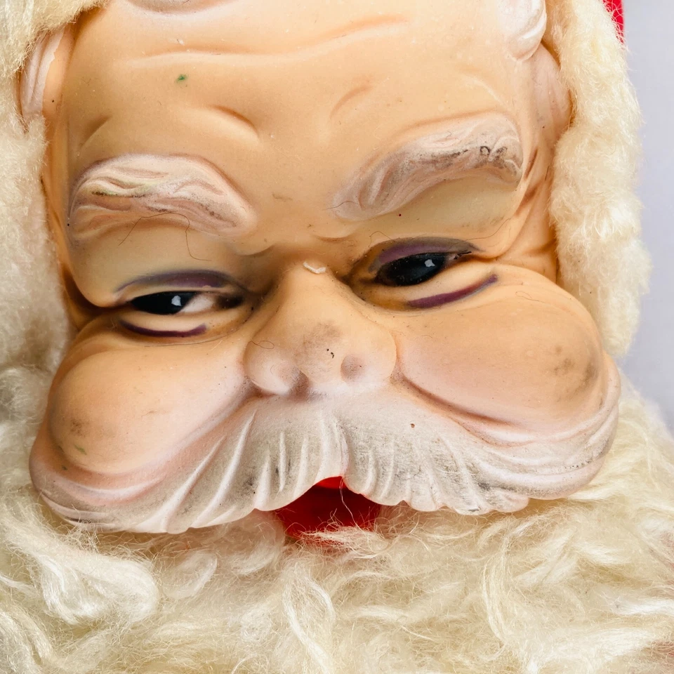 Rushton Company Star Creation de 1950 Coca-Cola rellena Santa Claus Foto 2 de 4