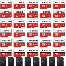 Kootion 30pcs Micro SD card 4GB Memory Card SD Card TF Card High Speed Memory US