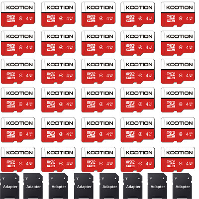 Kootion 5/ 10/ 100pcs Micro SD card 4GB Memory Card High Speed TF Card Wholesale