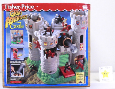１０セットまとめ売り欠品無しFisher-Price Toy 知育玩具 Fisher Price 1997-8 Great Adventures Castle Playset Brand New