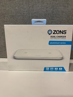 Cargador inalámbrico rápido doble serie aluminio Zens ZEDC04W/00