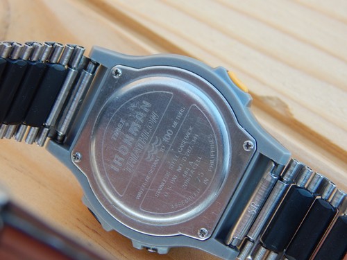 VTG Timex Watch 40mm Black Ironman Triathlon 8 Lap Digital Sport New Battery 90s - Picture 7 of 15