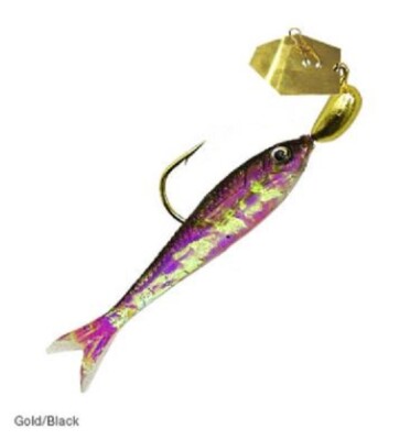 Z-Man ChatterBait Flashback Mini 1/8 oz - Gold Black