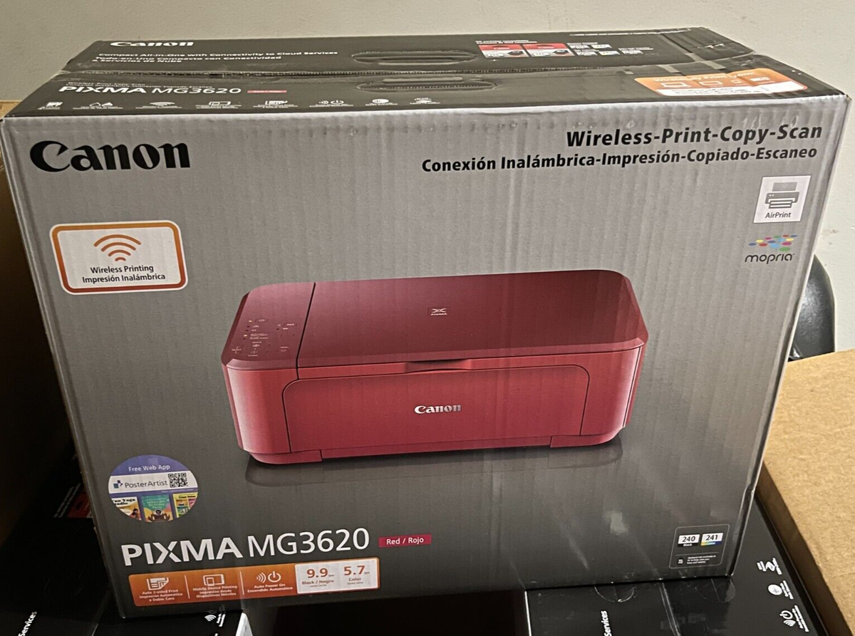 Canon PIXMA MG3620 Wireless All-In-One AIO Duplex Printer Mobile