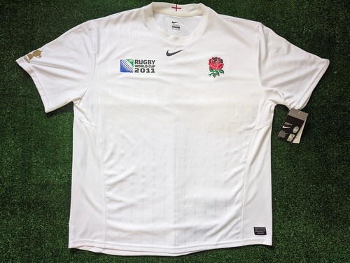 England Rugby Nike jersey shirt World Cup 2011 size 2XL BNWT
