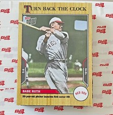 Babe Ruth - 2021 MLB TOPPS NOW Turn Back The Clock - Card 36 First Home Run HR