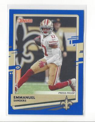 2020 Donruss Football Blue Press Proof Parallel Singles - You Choose