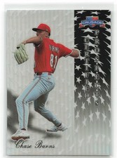 2025 Panini Crusade Chase Burns Certified Prospects #23 Cincinnati Reds