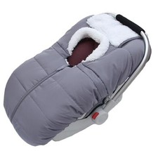 Winter Car Seat Cover for Babies Carseat  Waterproof, Warm Car Seat Cover Grey