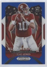 2021 Panini Prizm Draft Picks All-American Blue Prizm /199 Mac Jones #183 1v3
