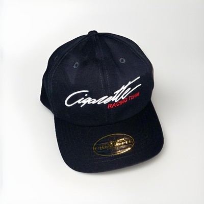 AUTHENTIC Cigarette Racing Team SPEED BOATS Logo Print Cap Baseball Hat BLACK