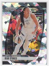 #122 Kiah Stokes 2024-25 Panini Prizm WNBA Cracked Ice Las Vegas Aces
