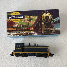 Athearn Ho 187 Santa Fe Diesel Locomotive Bo-bo Dc Analog 2418 Blueyellow